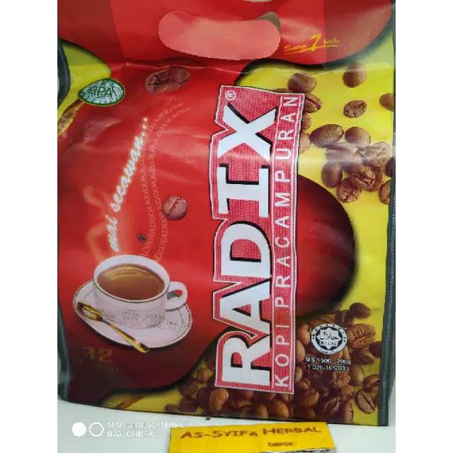 

Kopi Radix Hpa Original isi 32 sachet asli dari Malaysia