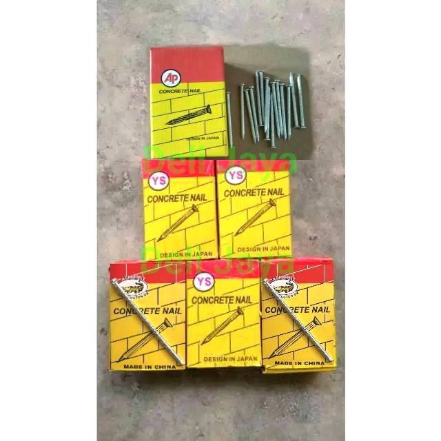 Paku Beton Paku Tembok Paku Dinding Putih per Kotak