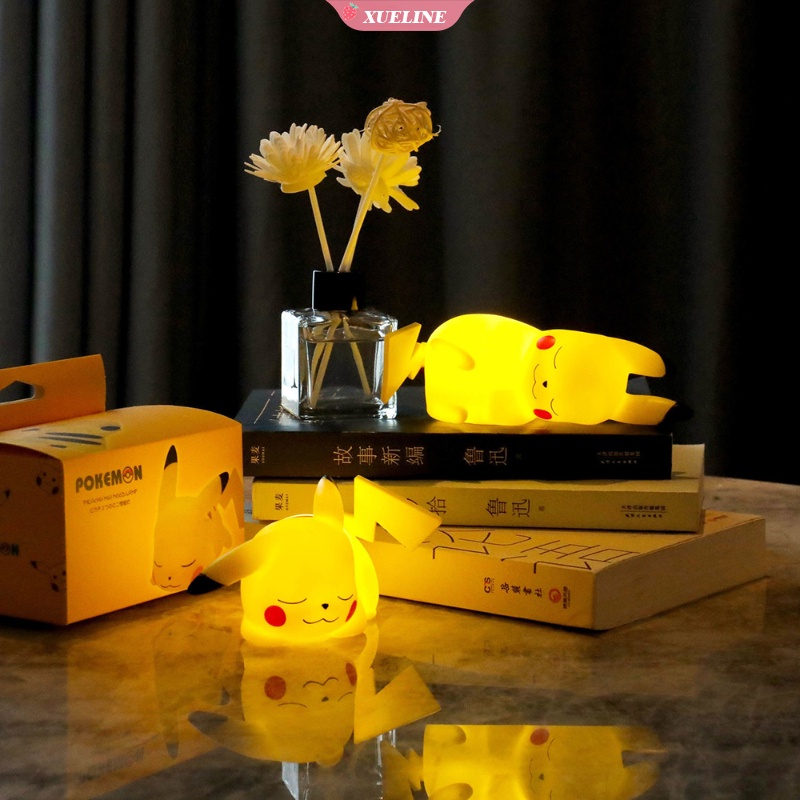 Lampu Tidur Bentuk Pikachu Pokemon Untuk Dekorasi Kamar Anak