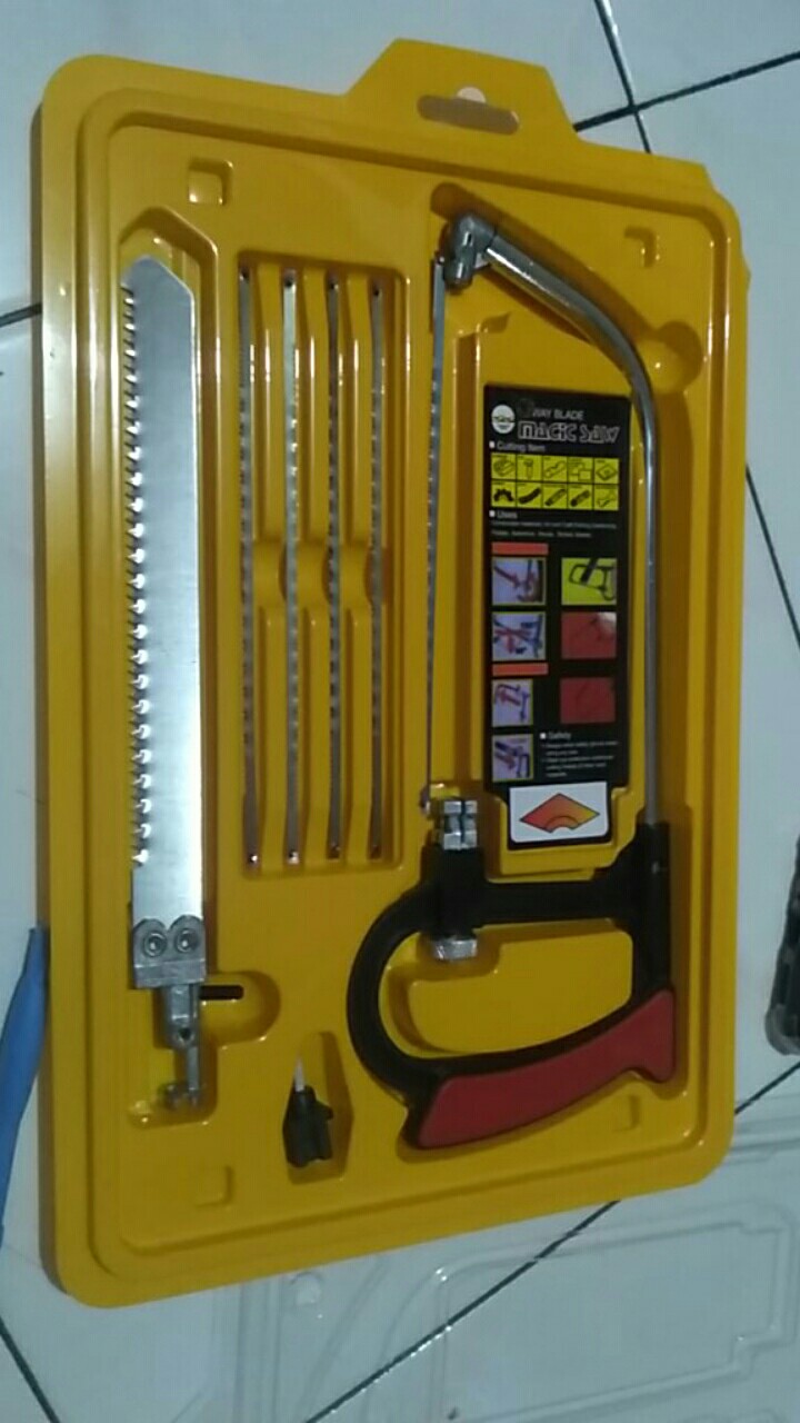 Gergaji Kayu Pipa Besi Multifungsi Magic Saw Set