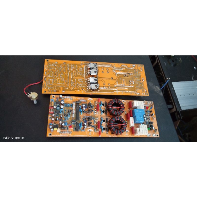 kit/driver amplifier class d 2k fullbridge heatsink ada cuma blm di pasang