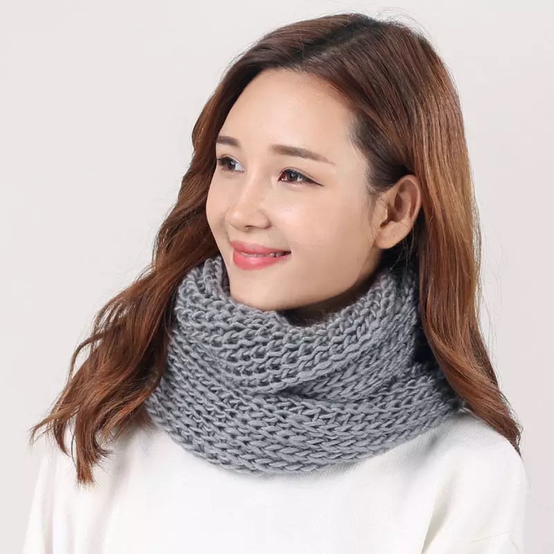 Syal rajut hangat pria wanita musim dinginWinter unisex scarf scarves