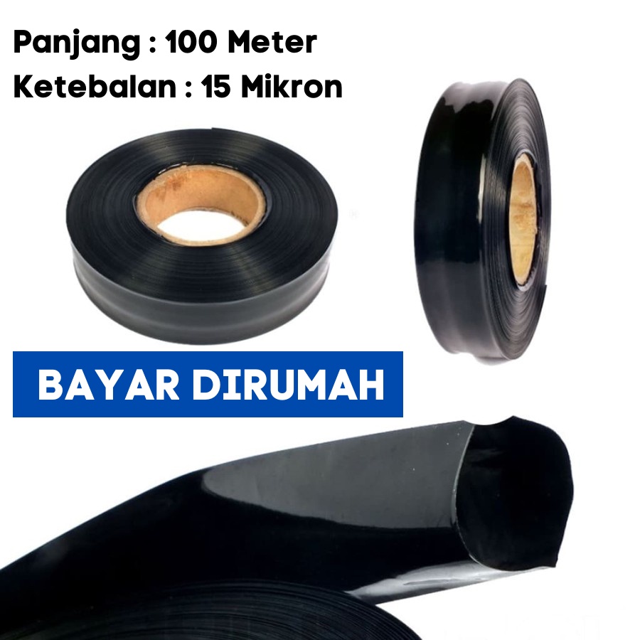 Selang DRIP drib slang drip drib irigasi tebal 15 mikron Panjang 100 m Premium