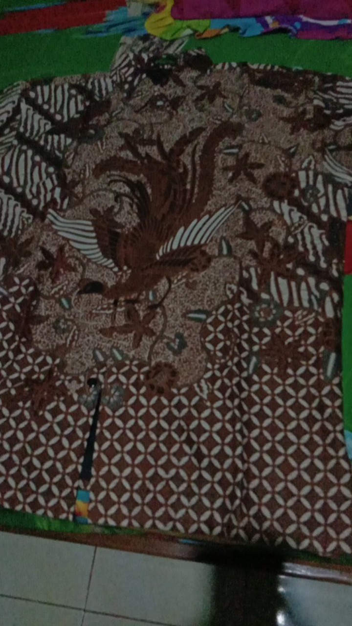 Niswara Sogan Kemeja Batik Pria Full Furing Katun Sragenan