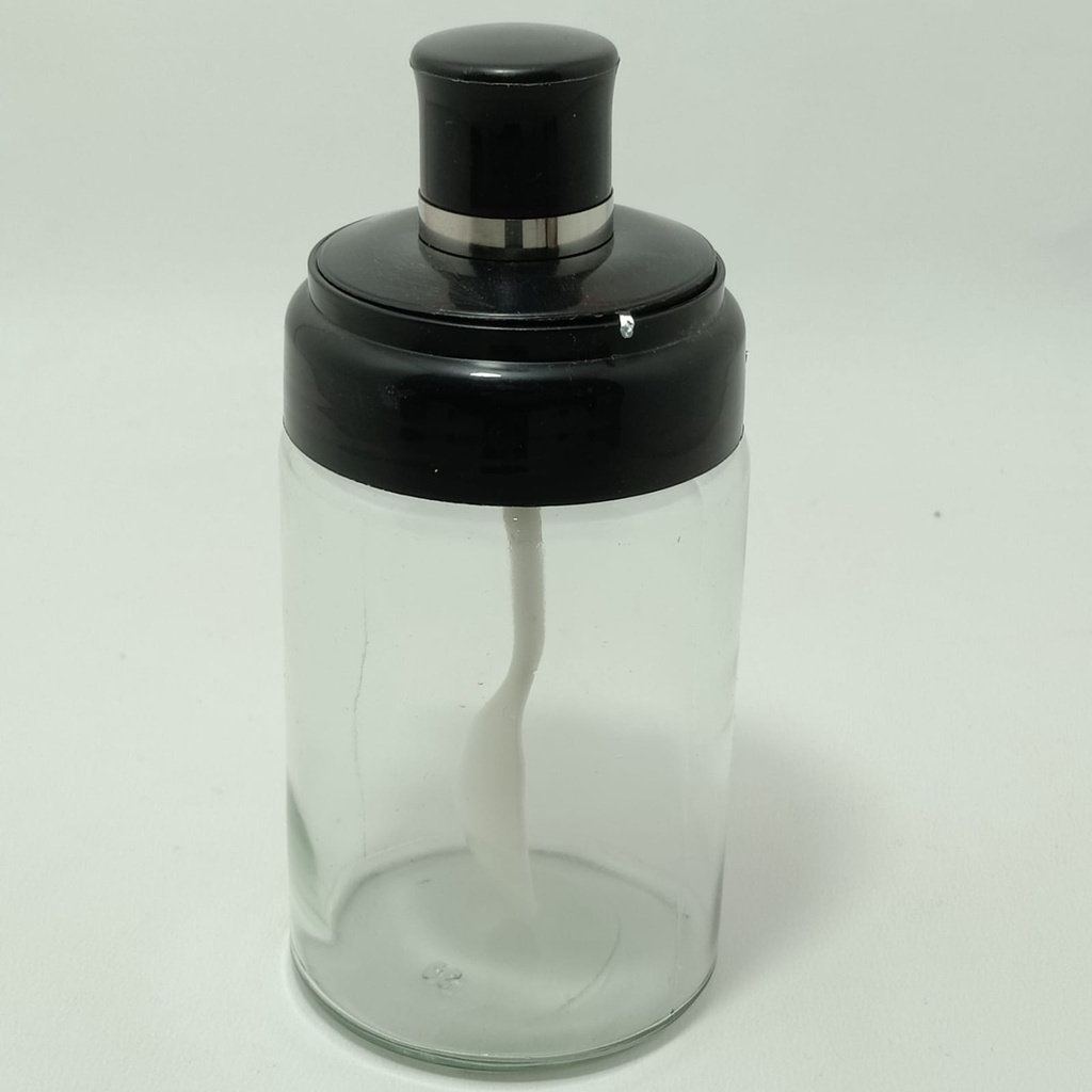 Tempat Bumbu Kaca Set - Tempat Bumbu sendok Peralatan Dapur