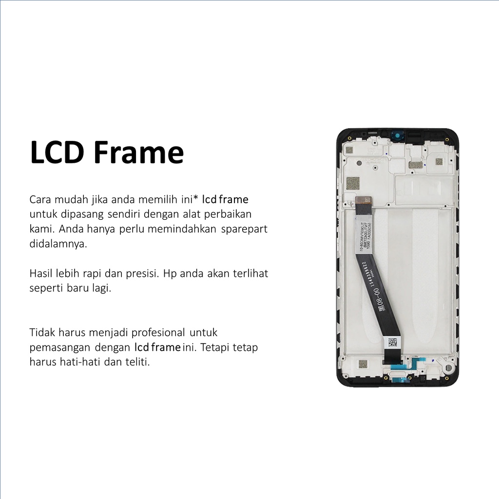 [ CHECK.ID ] LCD + FRAME XIAOMI REDMI 9 ORIGINAL