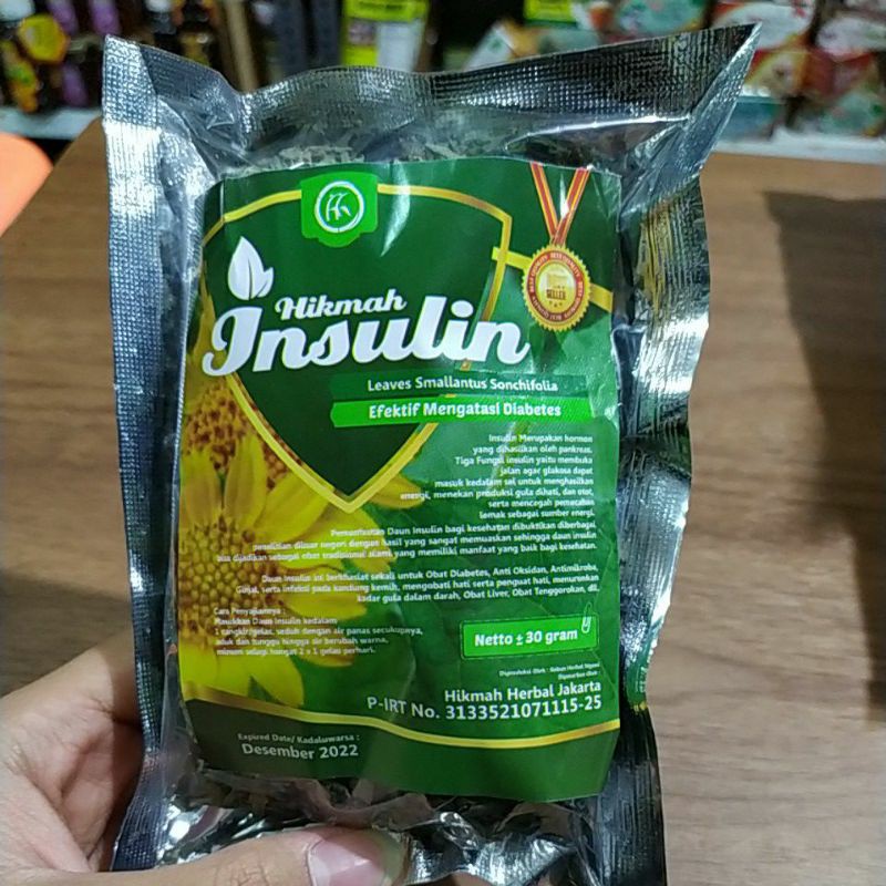 

Teh Seduh Daun Insulin Hikmah 30gr - Untuk Mengatasi Diabetes