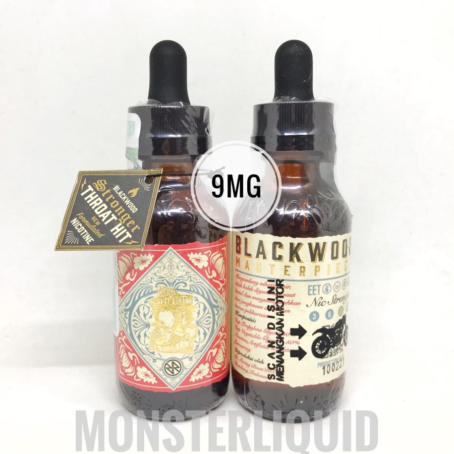 BLACKWOOD MASTERPIECE STRAWBERRY VANILLA BACCO BY RCKS JUICE 9MG 60ML