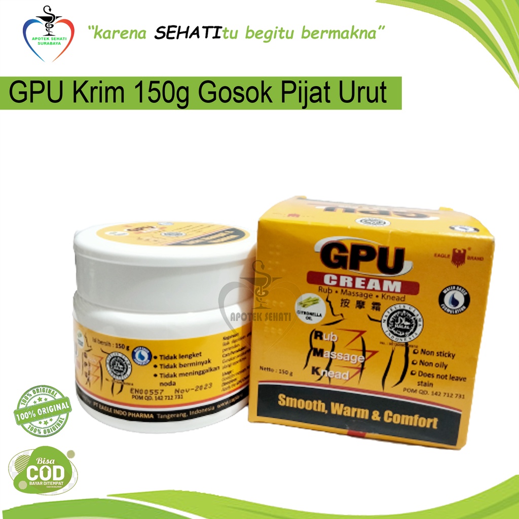 GPU SERE KRIM 150 GRAM CREAM CAP LANG