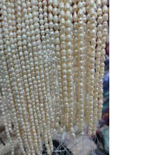 ➶ Mutiara air tawar oval 8mm ➧