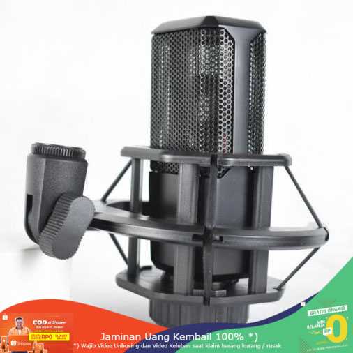 (BISA COD) RVOSTR STUDIO GMark Microphone Condenser Professional Recording - LGT240