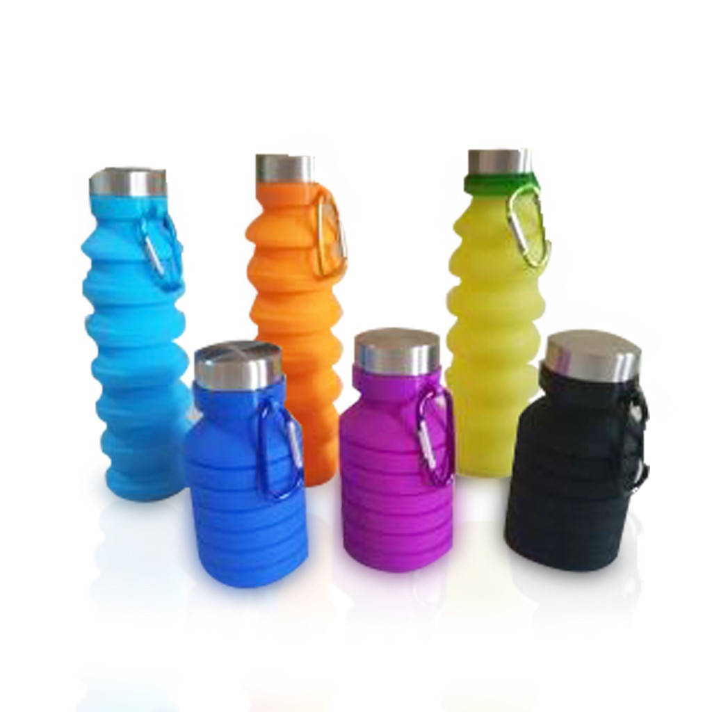 550 Ml Botol Minum / Botol Minum Lipat / Folding Cup / Foldable Cup / Silicone Tumbler