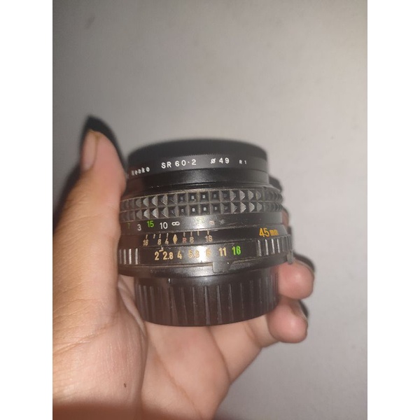 Lensa minolta md rokkor 45mm f2