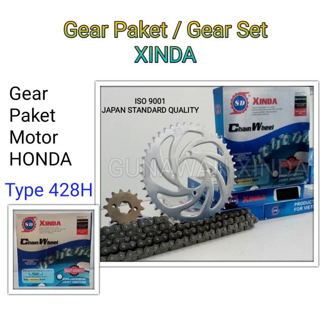 Gear set Honda GL Max Neotech 428H