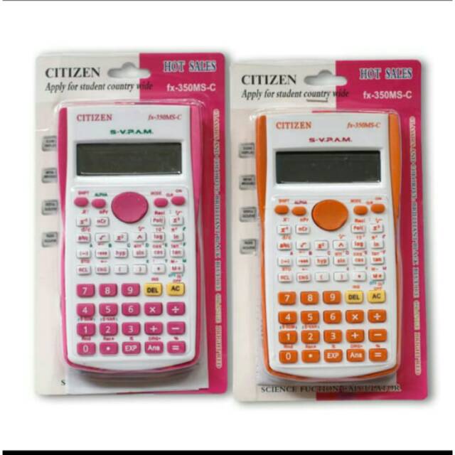 

KALKULATOR/CALCULATOR ILMIAH/SCENTIFIC/CITIZEN FX 350 COLOUR# READY