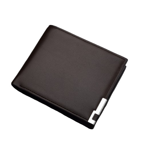 BAELLERRY ORIGINAL D1835 Dompet Pria Model Pendek Import-COKLAT