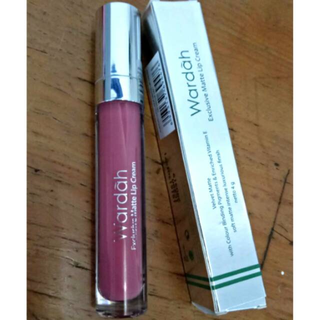 Wardah Exclusive Matte lip cream No. 9