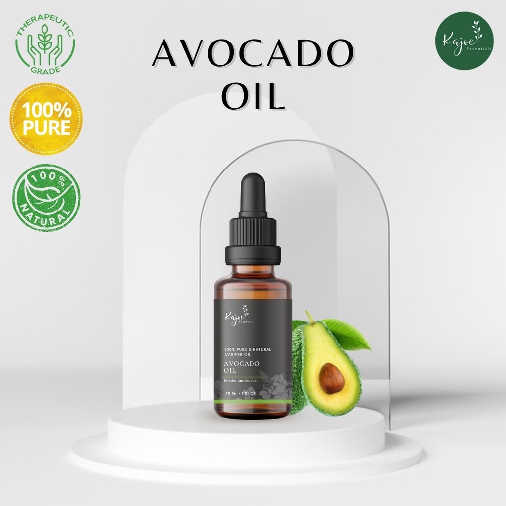 KAJOE Avocado Pure Carrier Oil Serum Rambut Hair Oil Minyak Alpukat