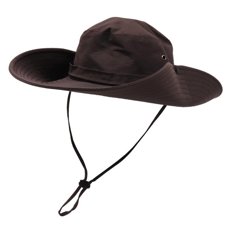 Topi Bucket Pria / Wanita Gaya Cowboy Barat Untuk Musim Panas / Liburan / Outdoor / Memancing