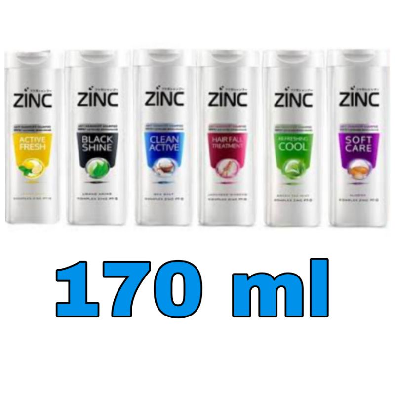 Jual Zinc shampoo anti dandruff ketombe Sampo zink 170ml botol shampo