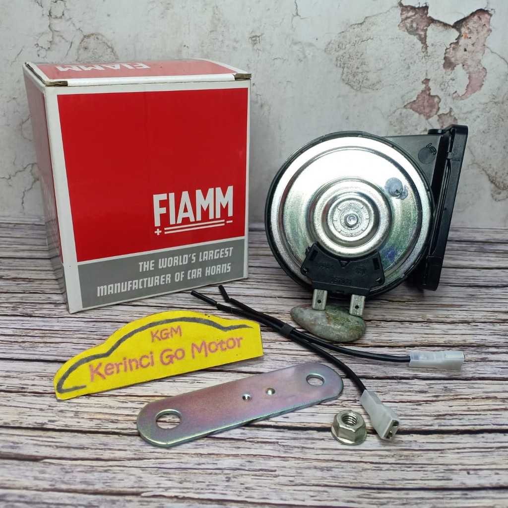 KLAKSON KEONG FIAMM SINGLE MOTOR WATERPROOF 12V - KLAKSON FIAMM SINGLE