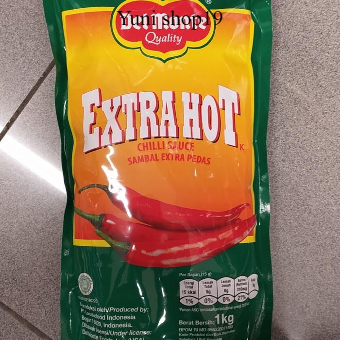 

saus delmonte extra hot 1kg