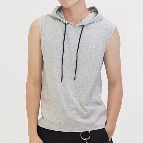 LUVfashion SINGLET Hoodie POLOS DAVOX (Pria) Sporty Casual Traning Keren Cool Trendy Trend Olahraga Running