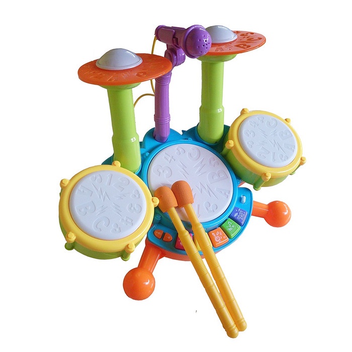 JAZZ DRUM | DRUM SET - Drum Set Anak dengan Microphone Musik M124