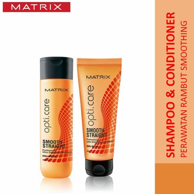 Matrix Opticare Smooth Straight Shampoo 200 Ml &amp; Conditioner 98 Ml Merdeka Sale