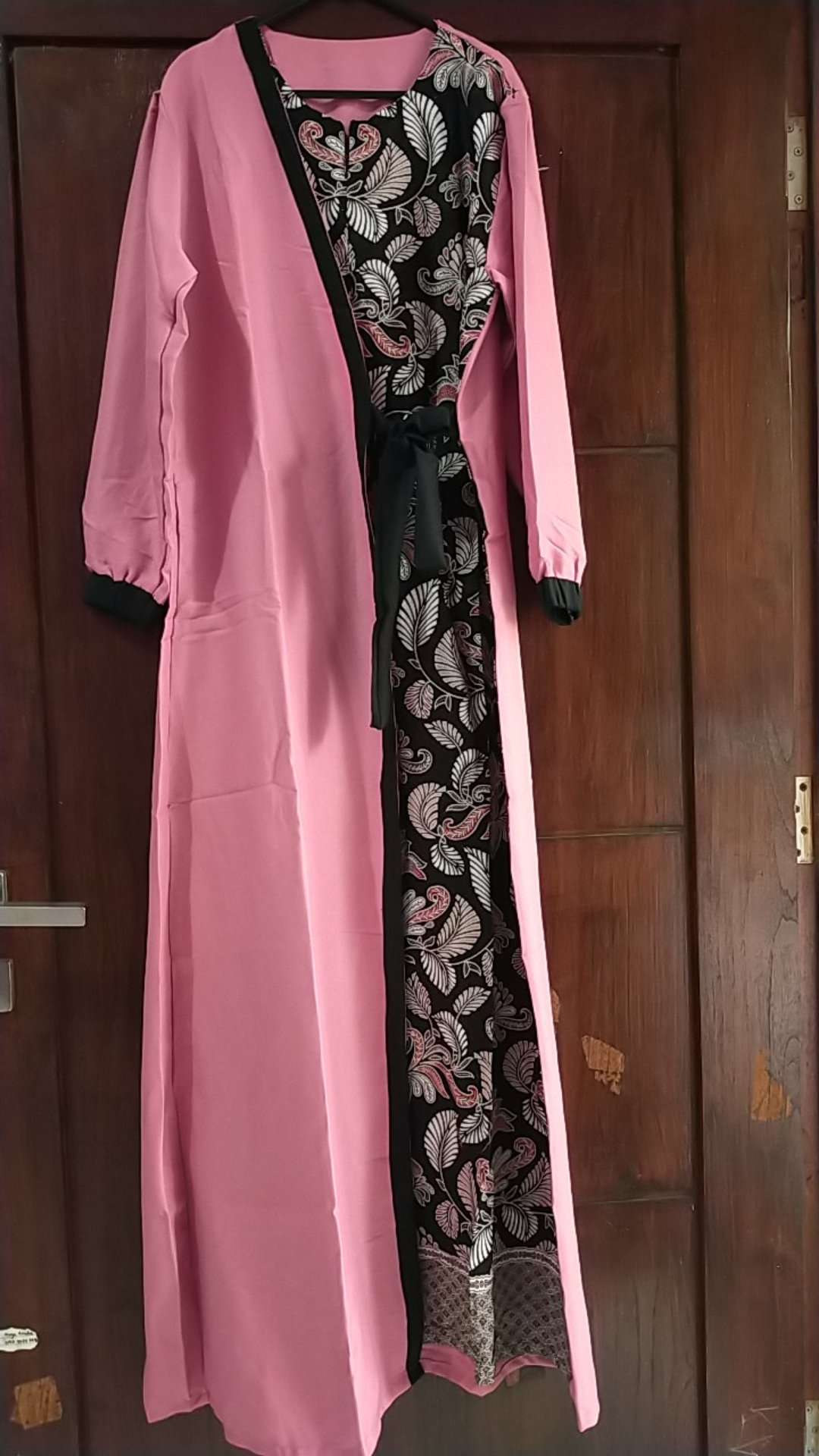 (real Pic) Wou Batik Couple Ashanti Gamis Sarimbit Syari Muslimah Remaja Moscrepe Katun Prima