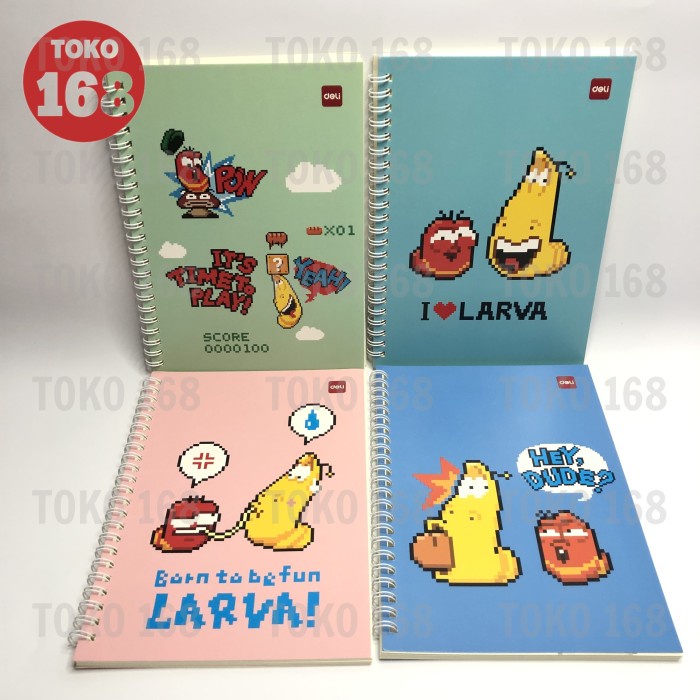

Produk Unggulan Deli Spiral Notebook/ Buku Catatan Larva A5 La560 (Pcs) Hemat