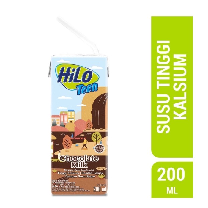 

Da2011Ca Hilo Teen Coklat Susu Cair Ready To Drink Rtd 200Ml / 24Pc Xa201As
