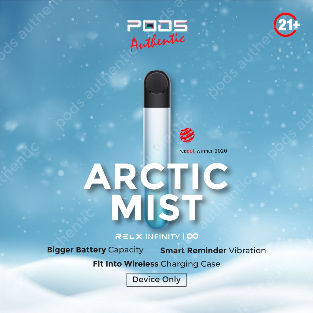 RELX Infinity Device - Arctic Mist. SuperSmooth™ (Limited Edition)