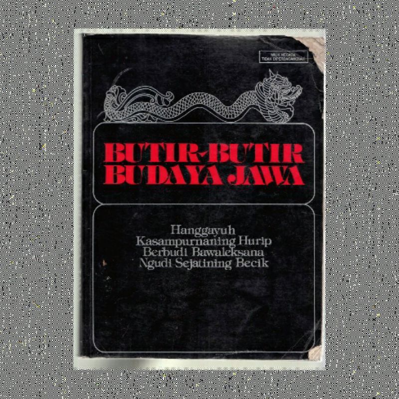 BUTIR-BUTIR BUDAYA JAWA HANGGAYUH