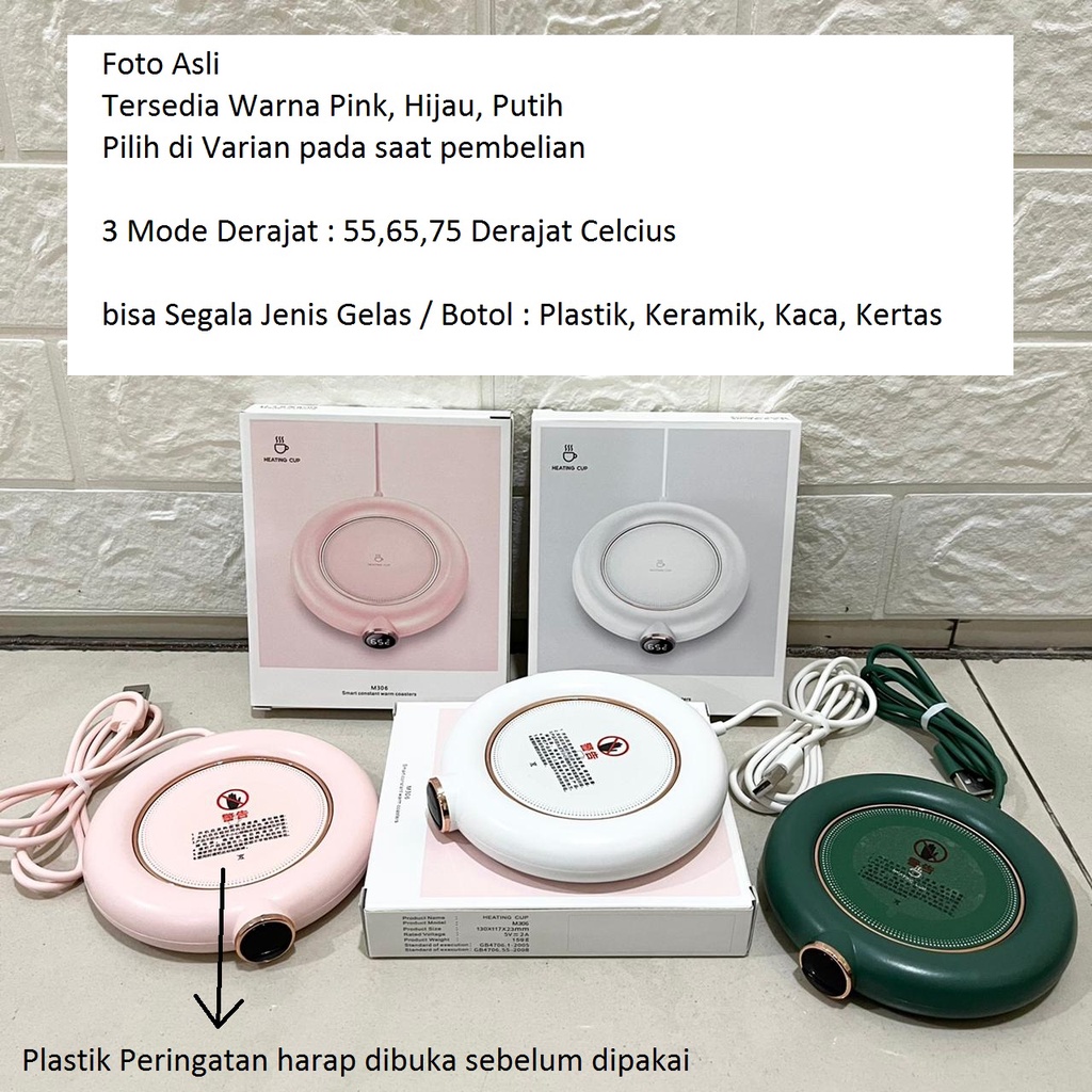 Pemanas Penghangat Air Minum Elektrik Electric Water Heating Pad Cup Panas Hangat Kopi Teh