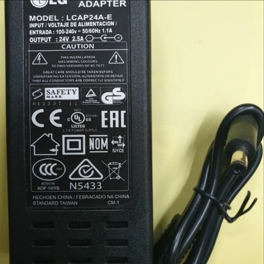 Adaptor untuk TV/Monitor LG 24V