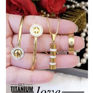 Set perhiasan titanium 86VW