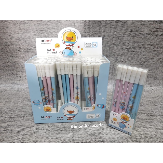 PULPEN DTIAN PEN GEL LUCU KARAKTER GAMBAR ANAK PEN 0.38MM WARNA BAGUS