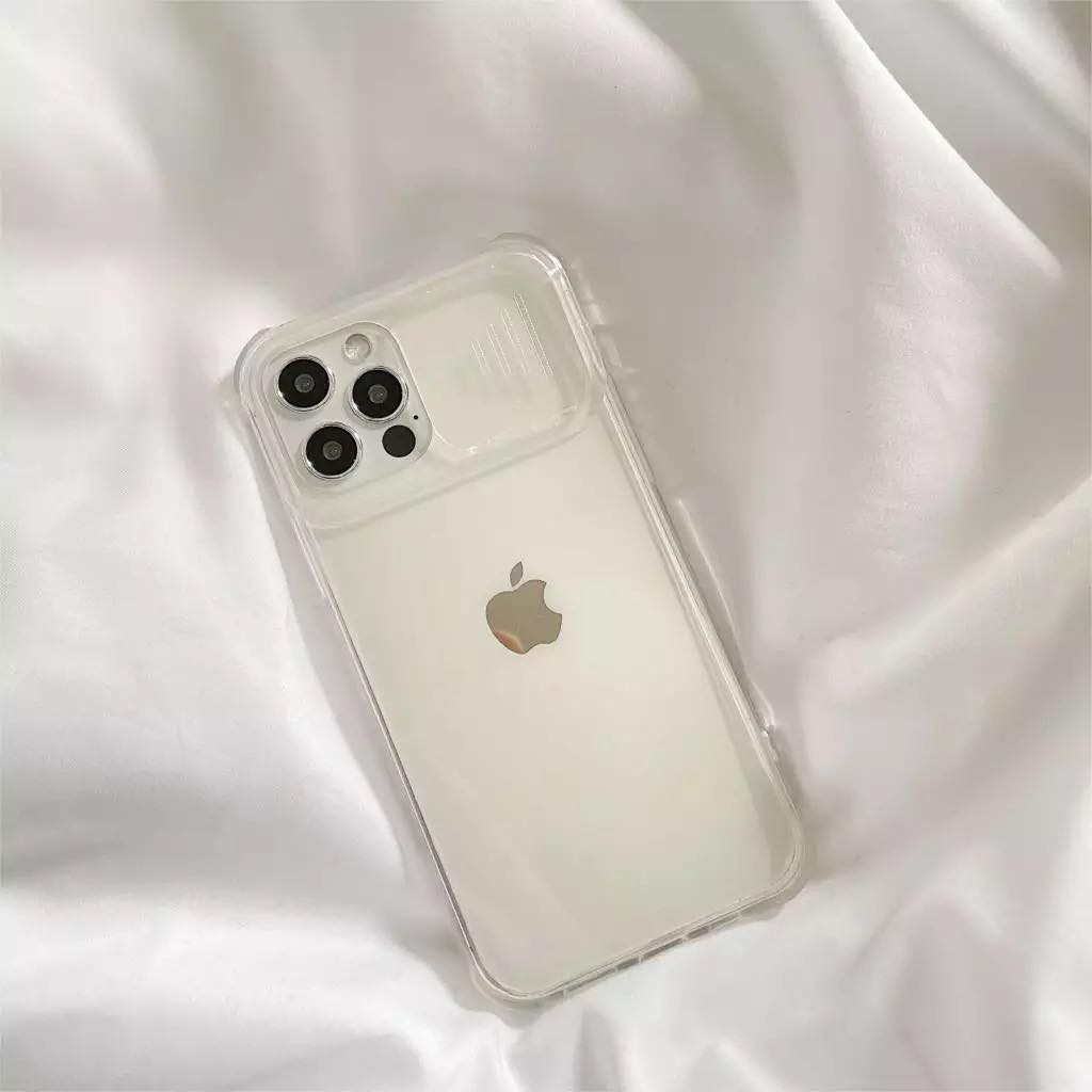 Iphone 6 7 8 Plus  X XS XR XS MAX Iphone 11 11 pro 11 pro max Clear case pelindung kamera slide