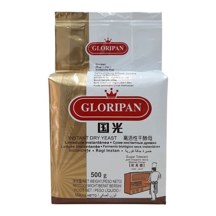 

INSTANT DRY YEAST/RAGI KERING INSTANT GLORIPAN 500 GR ORI MURAH