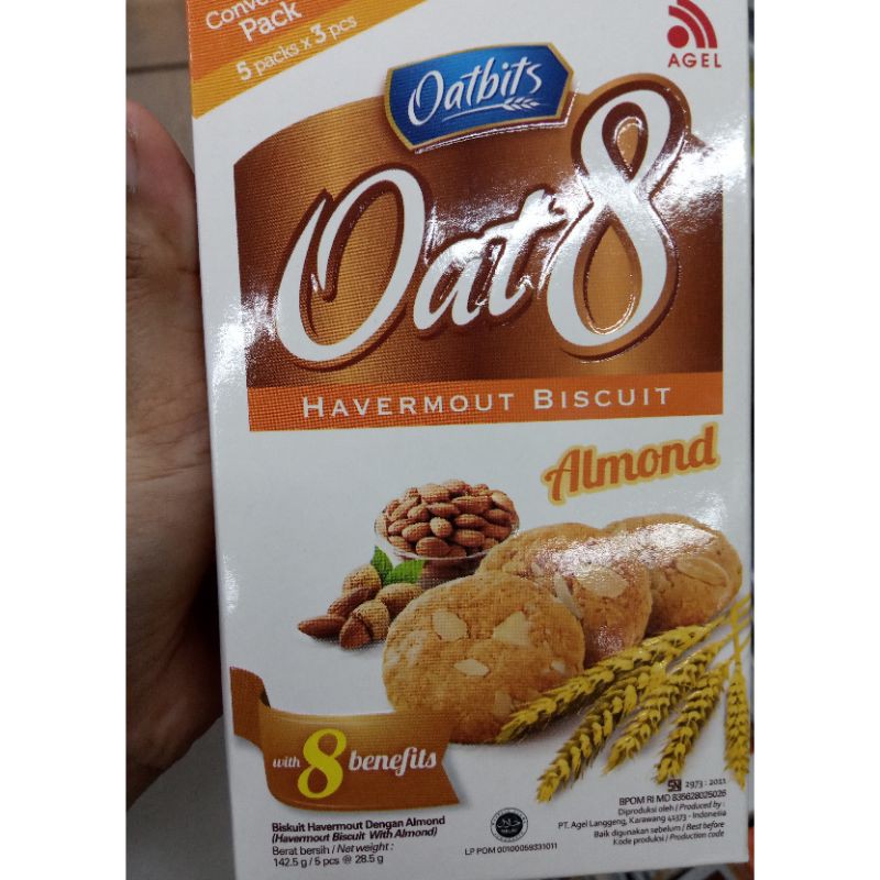 

OATBITS OAT8 ALMOND 142.5G