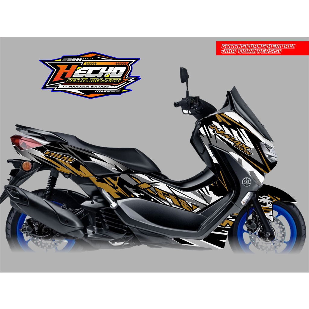 DECAL NEW NMAX STIKER DEKAL NEW OLD NMAX FULL BODY GRAFIS LINE POLOS SIMPLE