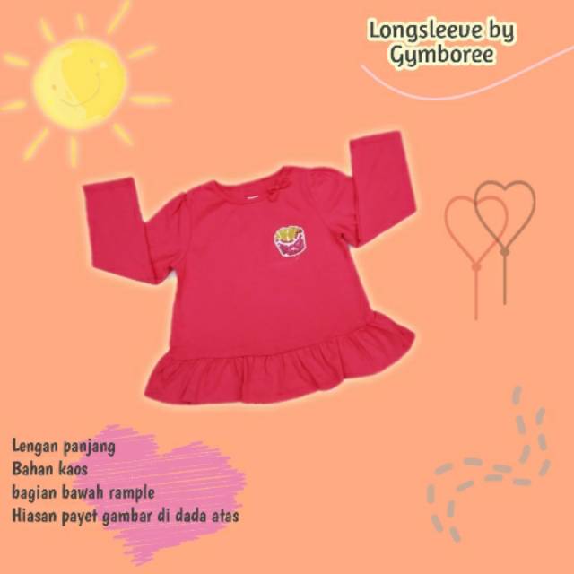 Longsleeve Gymboree / kaos Gymboree / kaos panjang gymboree