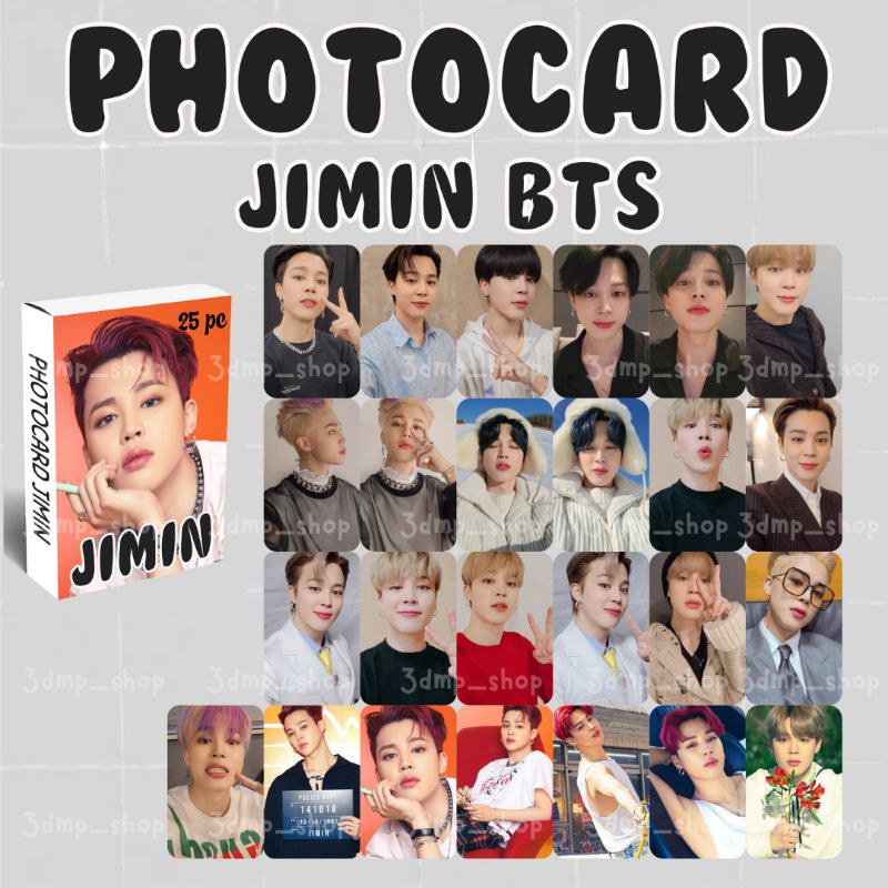 [25 Lembar] Lomocard lomo photo card bts photocard rapmonster taehyung jungkook jimin suga jin jhope