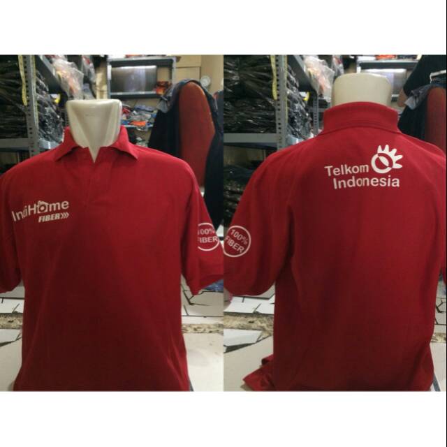 kaos kerah/polo shirt/baju keren TELKOM INDIHOME