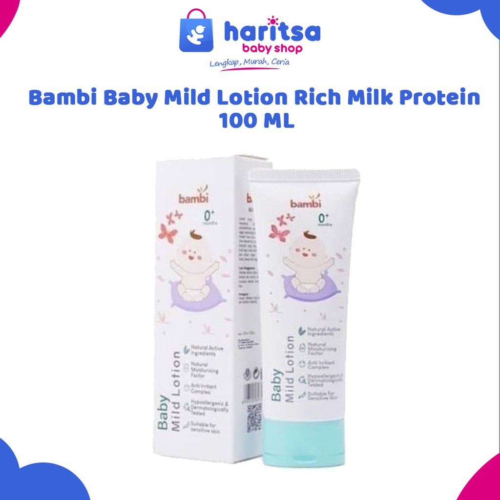 Bambi Baby Mild Lotion Rich Milk Protein 100ml