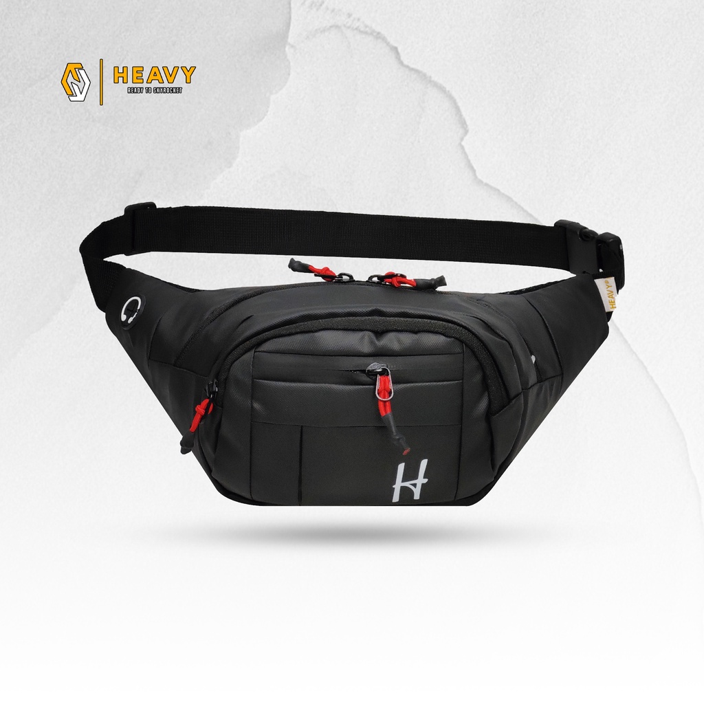 Waistbag Heavy Waterproof - Tas Pria - Tas Pinggang Pria Heavy Tahan Air