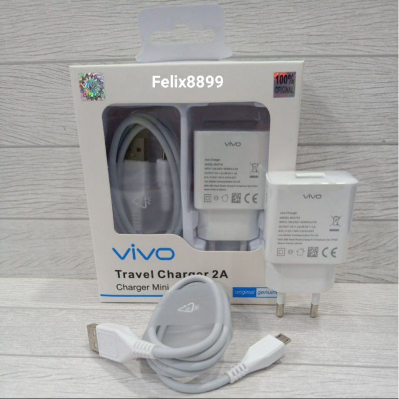 CHARGER VIVO V5 V5+ V5 PLUS VIVO Y71 ORIGINAL 100% FAST CHARGING MICRO USB