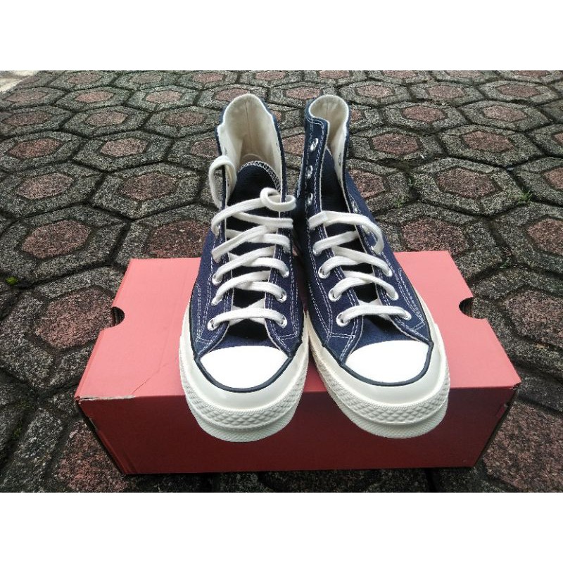 converse 70s hi obsidian egret size 41