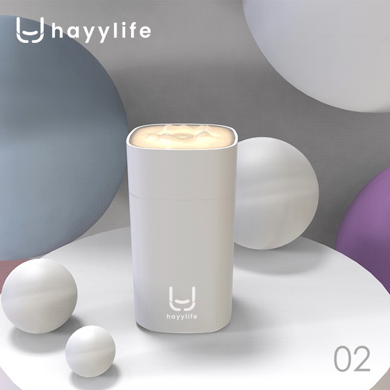 HAYYLIFE Difuser Aromatherapy Air Humidifier Aroma Diffuser Night Light 350 ml HL-DCA518-7